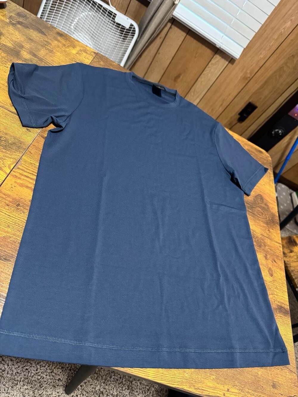 NOBULL Men's Blue Short Sleeve Crewneck Athletic T-Shirt Size S